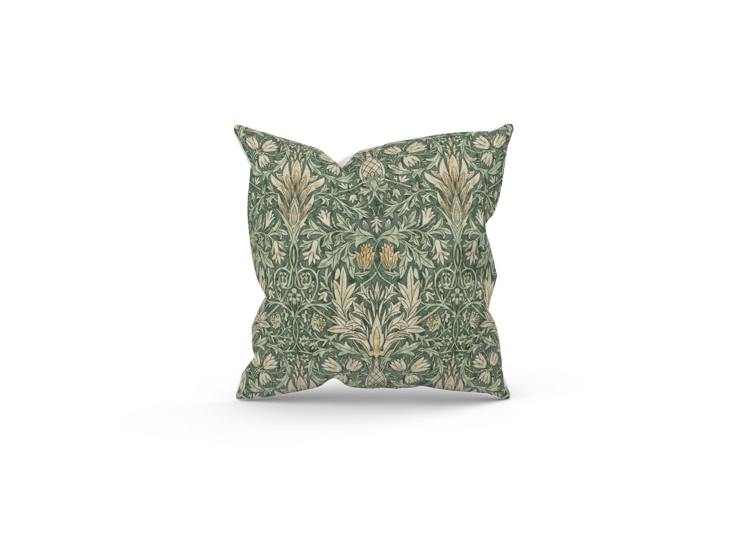 Handmade William Morris Snakeshead Forest Cushion with Fillers Various Sizes 28cm, 36cm, 43cm, 60cm, Modern Home Decor, Made in Uk