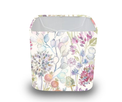 Handmade Hedgerow Lotus Cream Rounded Square Lampshade, Table/Ceiling