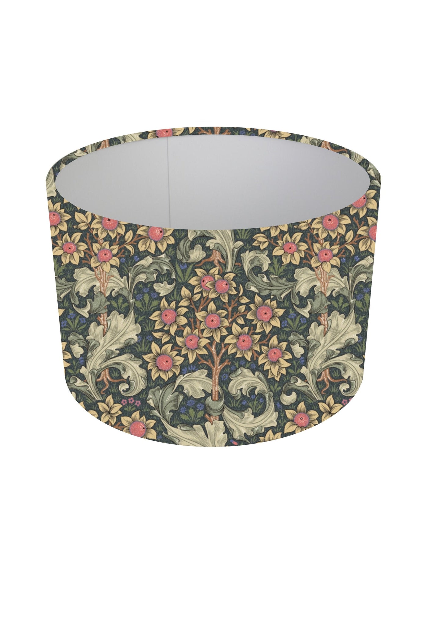 William Morris Orchid Nightshade Cylinder / Drum Lampshade