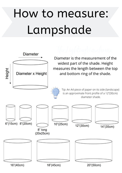 Shetland Grey Brushed Linen Style Cylinder/ Drum Lampshades/ Pendant Shade/ Table, Ceiling