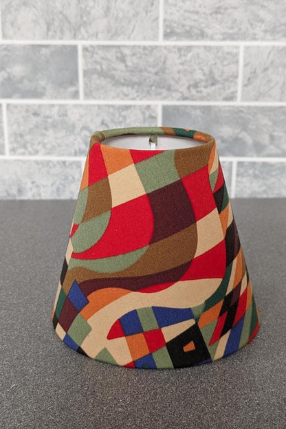 Handmade VOYAGE/Fryetts/Bauhaus, Monkey, Rufus, Burley, Stag CANDLE SHADE Small lamp shade, Nature Theme Natural Woodland Floral Home, Uk