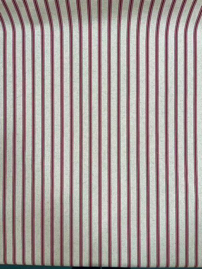 Handmade Kashmira Ruby Red CANDLE SHADE || Small lamp shade, Colourful Home Decor Gift, Small Light Shade, Made in Uk, Wine Red, Striped