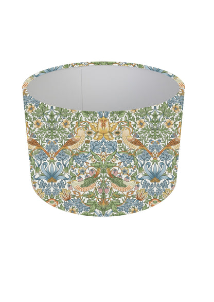 William Morris Strawberry Thief Sky Cylinder Drum Lampshade