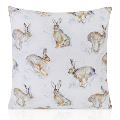 Voyage Hurtling Hare Cushions with Fillers Various Sizes  36cm, 43cm , 40cm