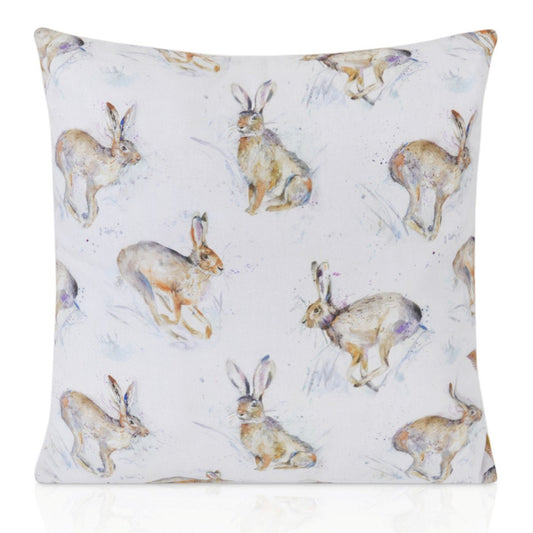 Voyage Hurtling Hare Cushions with Fillers Various Sizes  36cm, 43cm , 40cm