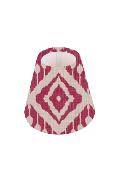 Handmade Marrakech in colours Pink Begonia or Ink CANDLE SHADE || Small lamp shade, Colourful Home Decor Gift, Small Light Shade, Made in Uk