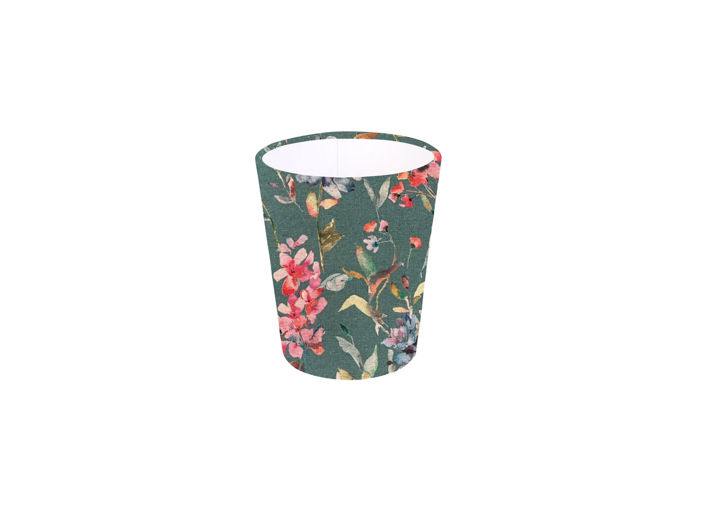 Handmade Giardino Robins Egg Floral Waste Paper Bin