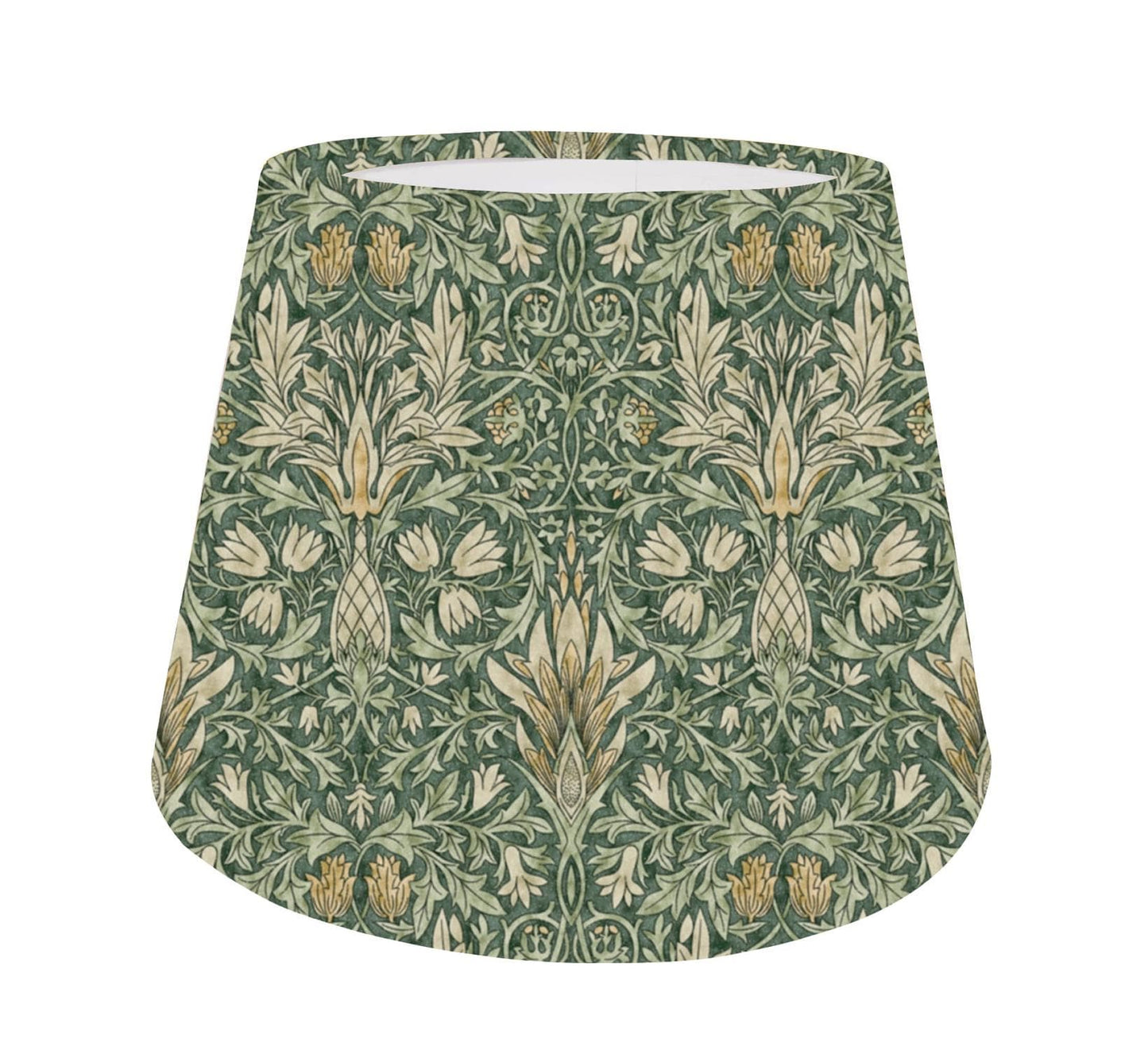 William Morris Empire Lampshade Ceiling Light / Table Lamp / Pendant, Home Decor, Handmade in UK, Snakeshead Forest/ Wine, Honeysuckle Rose