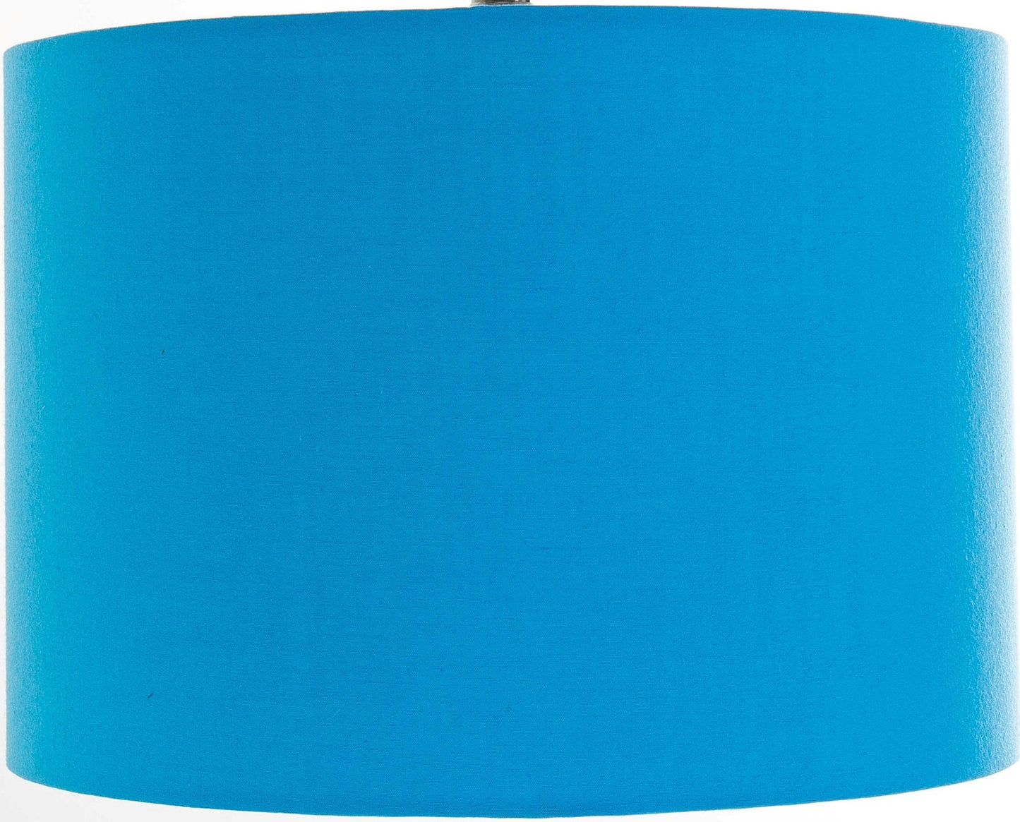 Plain Peacock Blue Drum Lampshade