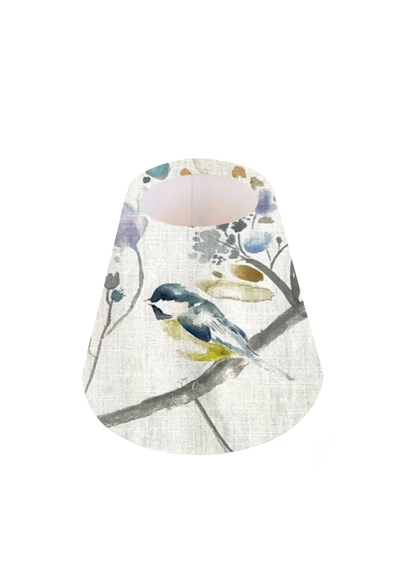 Handmade Voyage Maison Collector Watercolour Various Bird CANDLE SHADE Small clip on shade, Colourful Home Decor Gift, Small Light Shade, UK