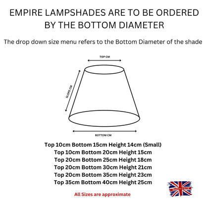 Shetland Mustard Yellow Brushed Linen Style RETRO EMPIRE Lampshades /  Table Lampshade