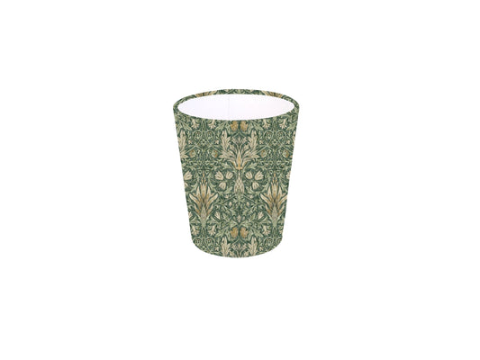 Handmade William Morris Snakeshead Forest Waste Paper Bin, Made in UK, Floral Theme, Birds, Home Decor Gift