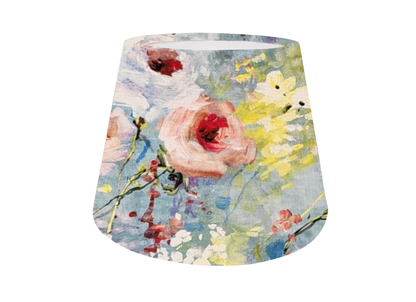 Monet inspired  Watercolour Flowers Empire Lampshade Ceiling /Table Lamp /Lightshade Colourful Home Decor, Made in UK, Floral, Botanical