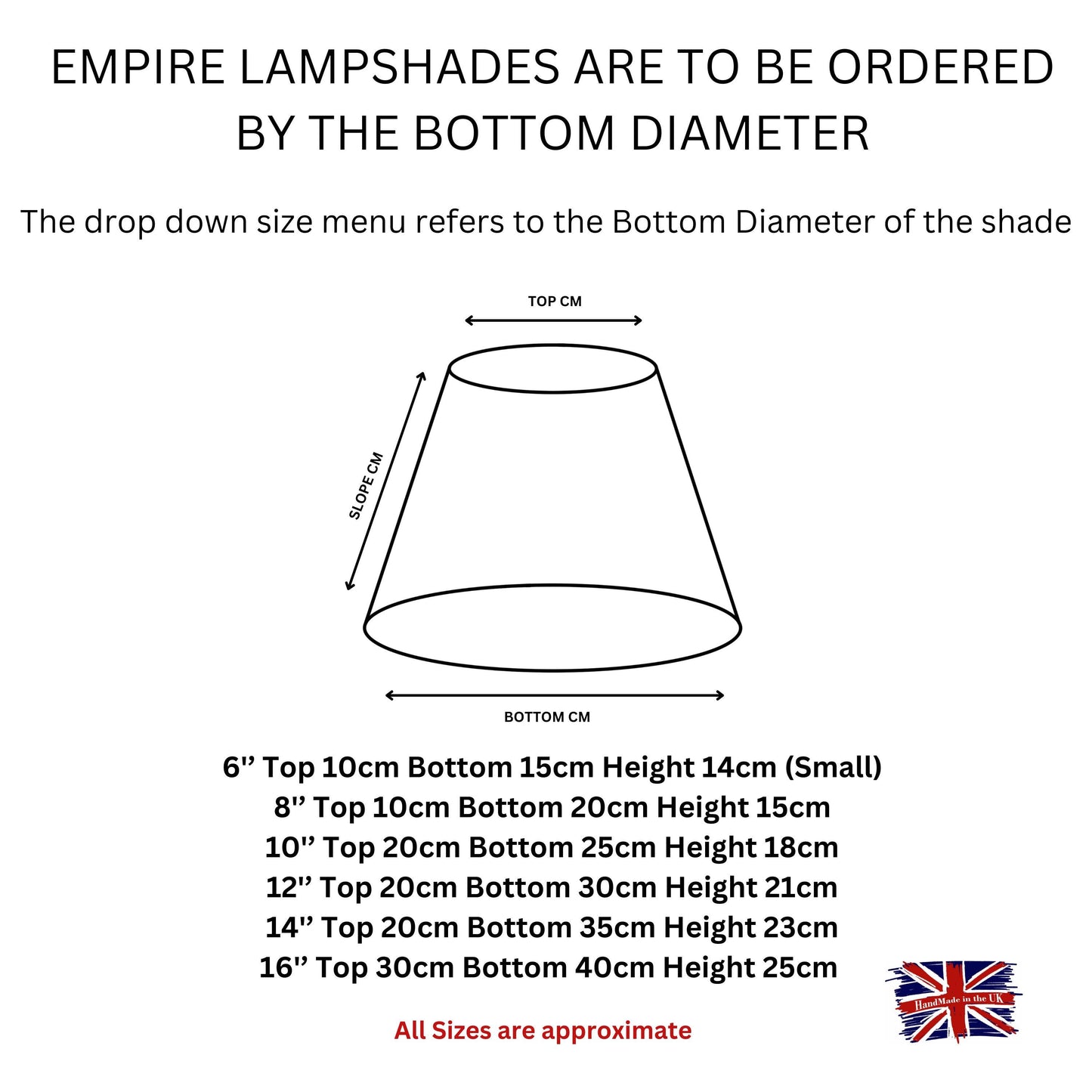 Fryetts Glencoe Linen EMPIRE Lampshade Ceiling Light / Table Lamp / Pendant, Animals Stag Wildlife, Home Decor, Handmade in UK, Custom Shade