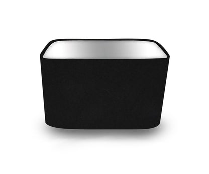 Black with Metallic Mirrored/ Brushed/ 3M Interior Curved Rectangle Lampshades/Pendant