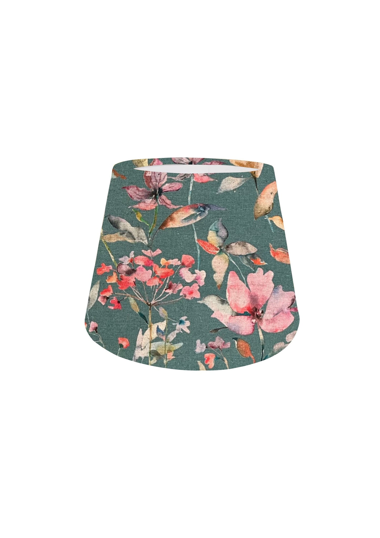 Giardino Robins Egg Floral Empire Lampshade Ceiling Light / Table Lamp / Pendant, Colourful Home Decor, Made in UK, Pink Flower, UK