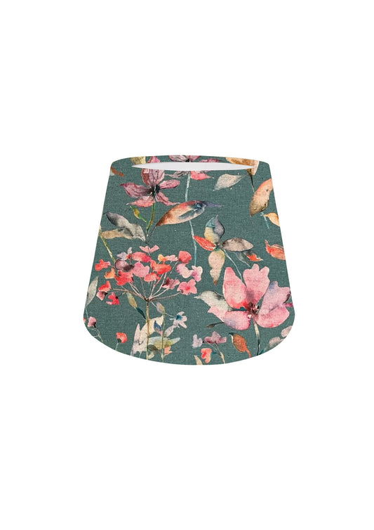 Giardino Robins Egg Floral Empire Lampshade Ceiling Light / Table Lamp / Pendant, Colourful Home Decor, Made in UK, Pink Flower, UK