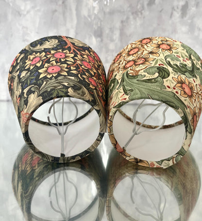Handmade William Morris Orchid Buttercup CANDLE SHADE