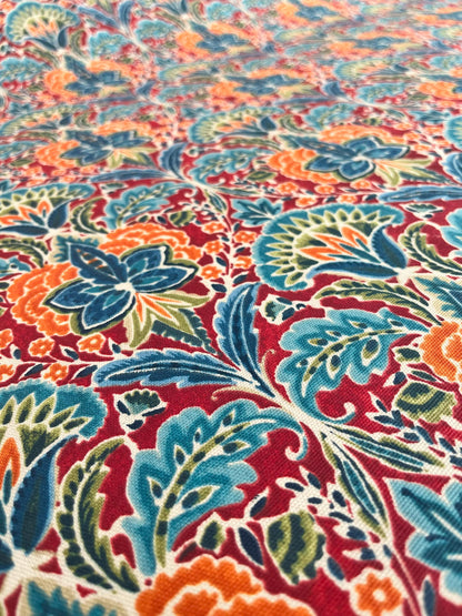 Rhapsody Ruby Cushions with Fillers Various Sizes 28cm - 60cm, Colourful Modern Home Furniture Decoration, Vibrant Colours, Floral