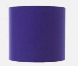 Plain Cotton Drum Lampshade , Ceiling Pendant or Table Lampshade Red, Blue, Black, Purple