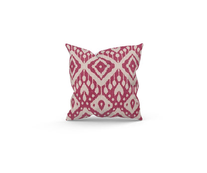 Handmade Marrakech in colours Pink Begonia or Ink Cushion with Fillers