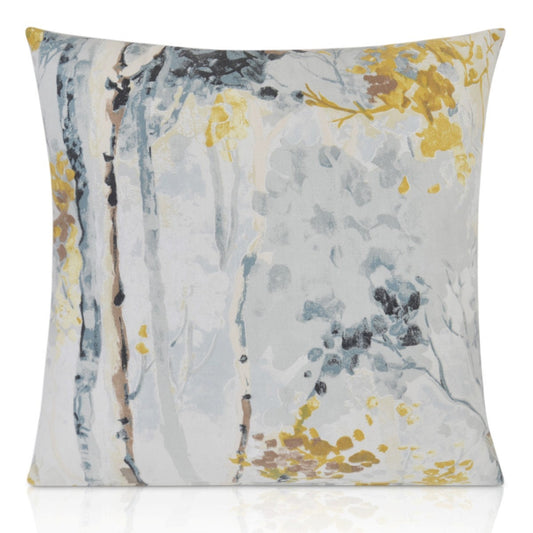 Handmade Silver Birch Tree Shadow Cushion with Fillers Various Sizes 28cm, 36cm, 43cm, 60cm, Colourful Modern Home Decor, Made in Uk