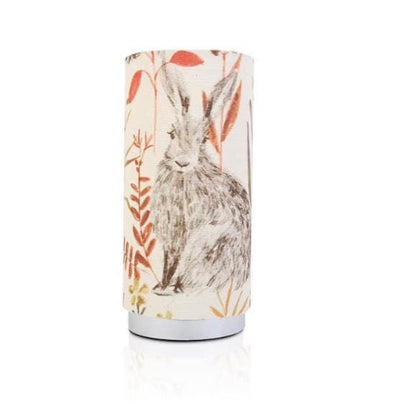 Handmade Fryetts Meadow Hare Spice Table Chrome Pad Lamp/ Nightlite