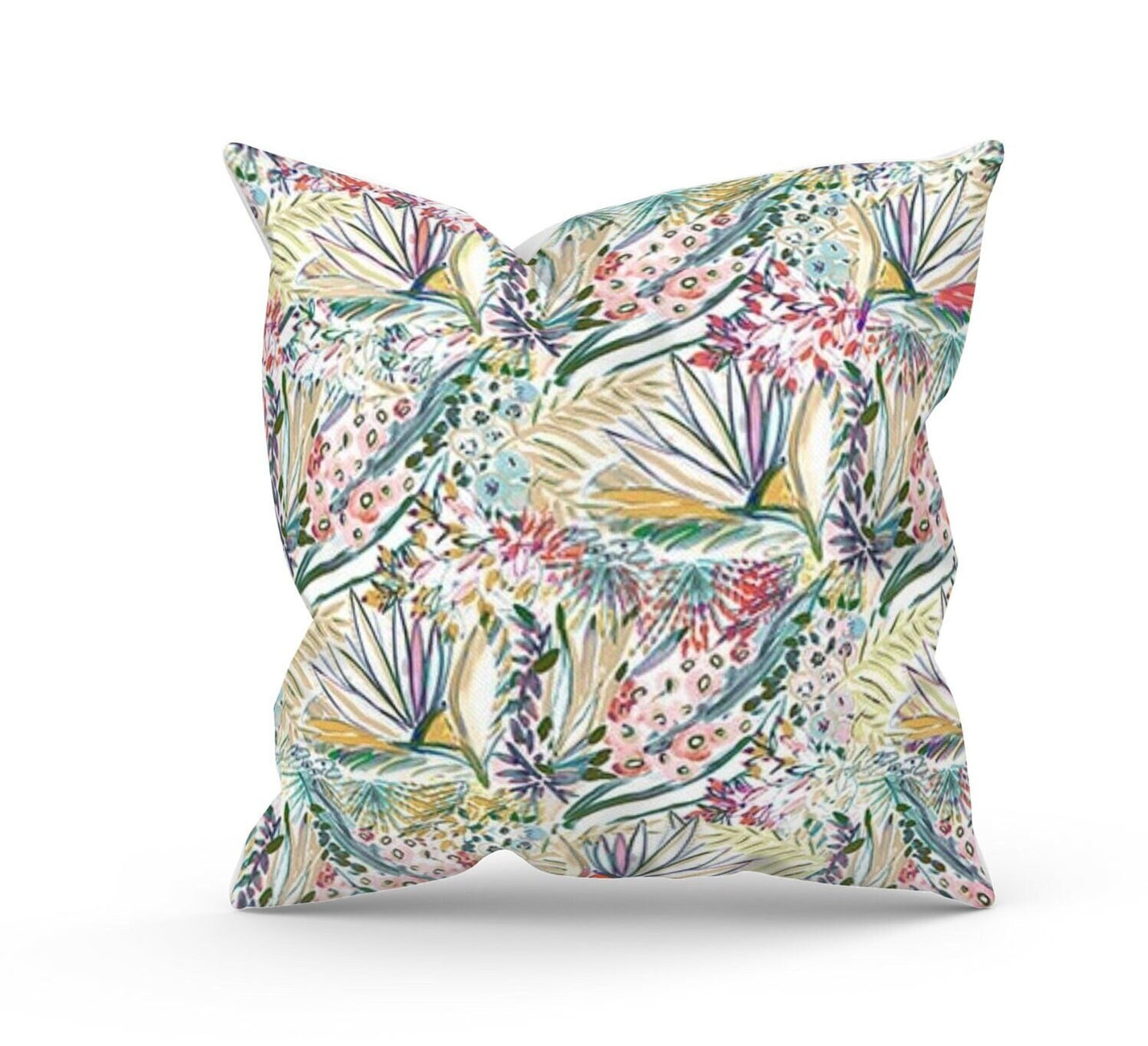 Handmade Fibre Naturelle Orchard Cherry Cushion with Fillers Various Sizes 28cm, 36cm, 43cm, 60cm, Modern Home Decor, Made in Uk, Pink