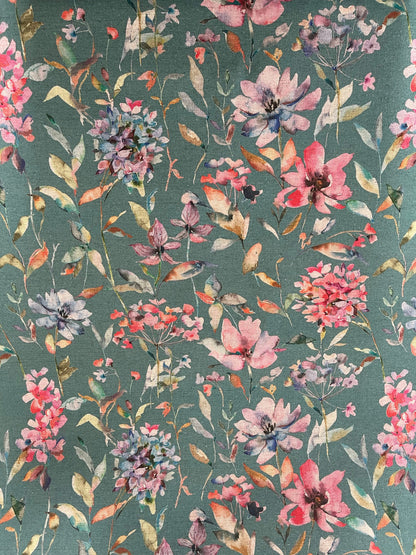 Giardino Robins Egg Floral Empire Lampshade Ceiling Light / Table Lamp / Pendant, Colourful Home Decor, Made in UK, Pink Flower, UK