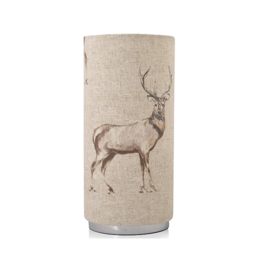 Handmade Fryetts Glencoe Stag Chrome base Pad Lamp/Nightlite