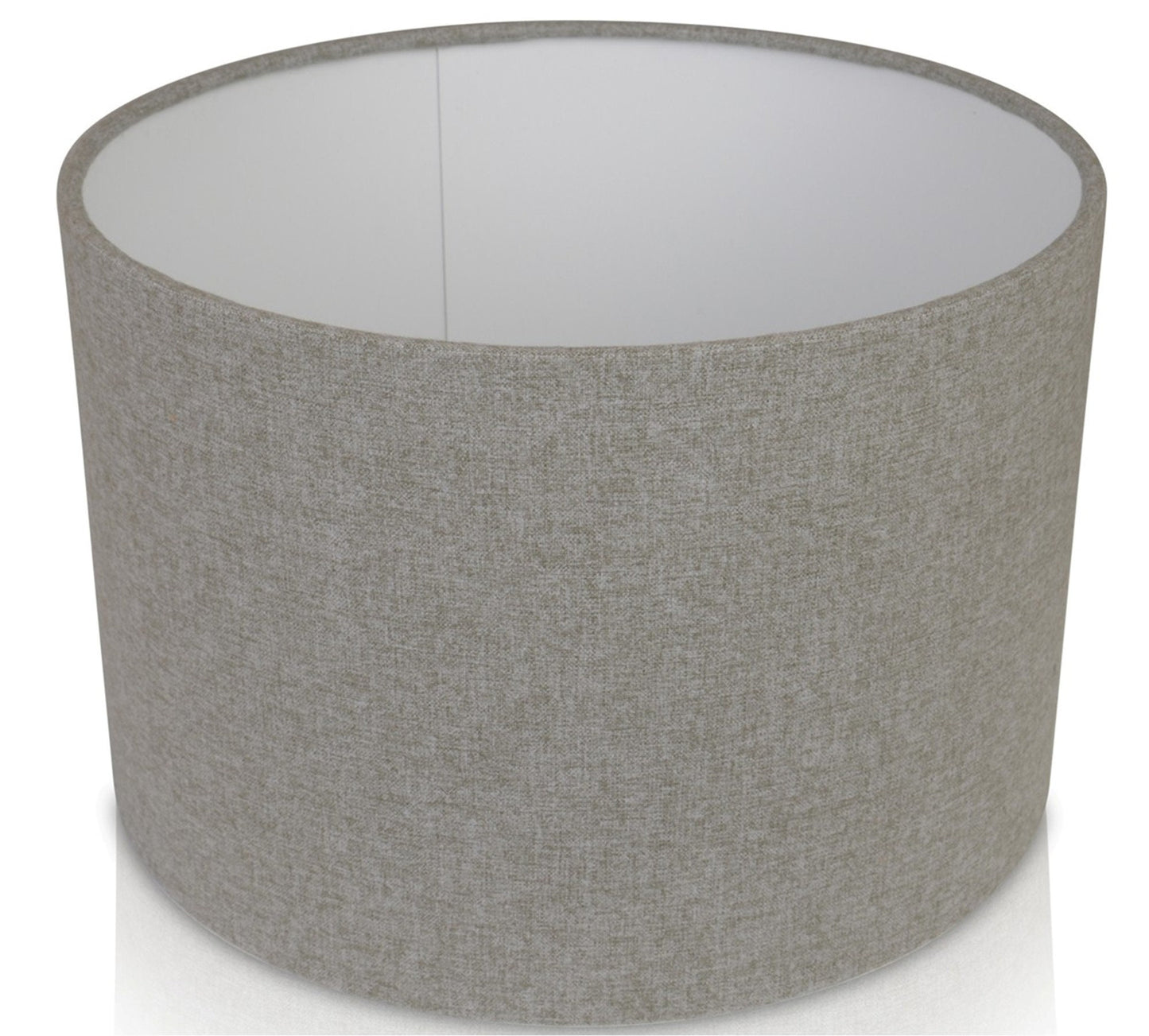 Shetland Grey Brushed Linen Style Cylinder/ Drum Lampshades/ Pendant Shade/ Table, Ceiling