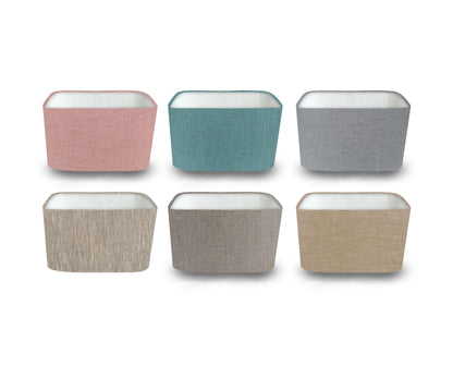 Plain Linen Curved Rectangle Lampshades/Pendant