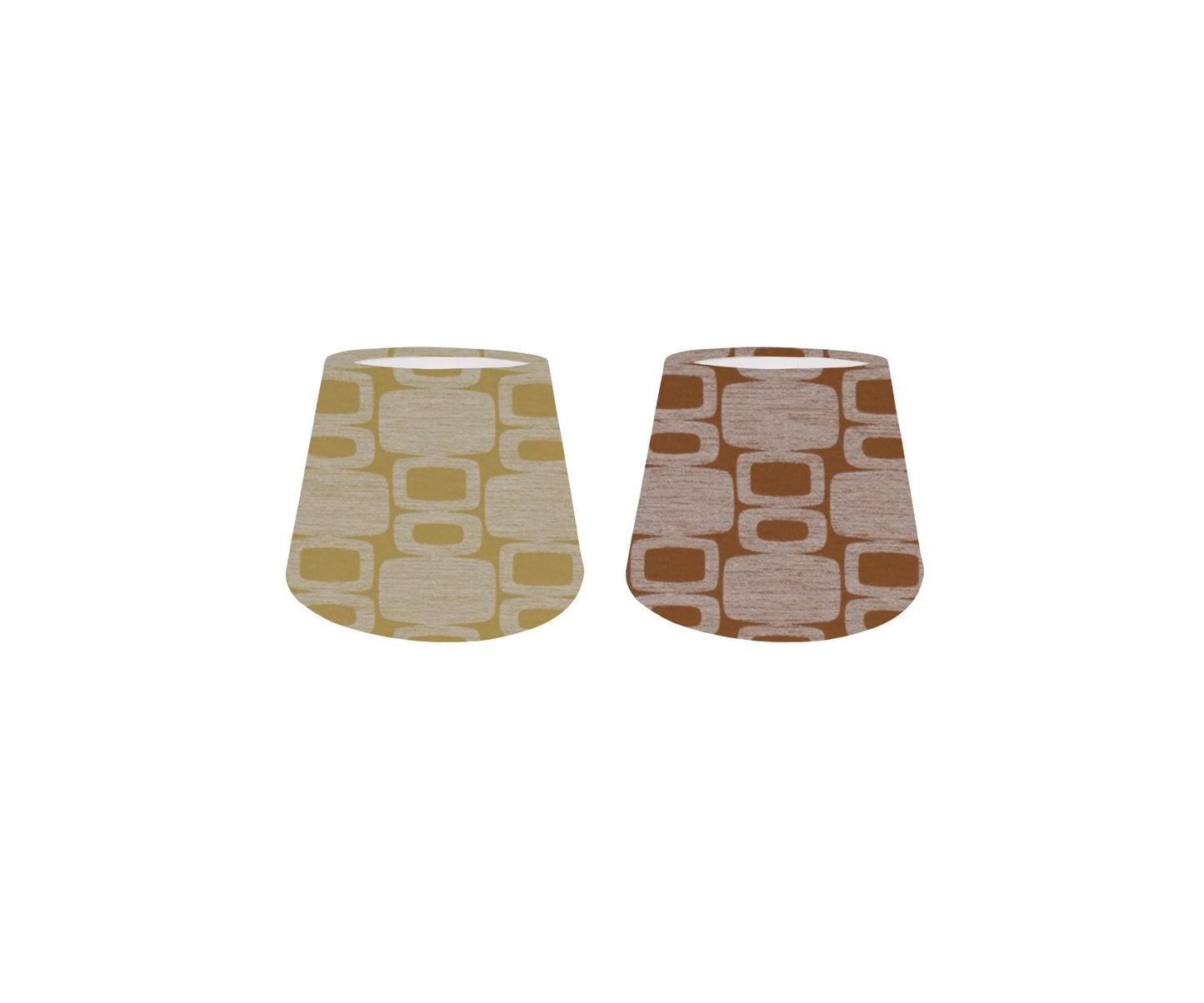 Fryetts Apollo in Burnt Orange or Ochre Empire Lampshade Ceiling Light / Table Lamp / Pendant, Home Decor, Handmade in UK, Geometric