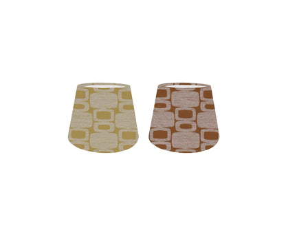 Fryetts Apollo in Burnt Orange or Ochre Empire Lampshade Ceiling Light / Table Lamp / Pendant, Home Decor, Handmade in UK, Geometric