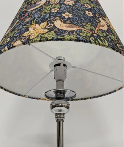 Navy Velvet Style EMPIRE  Lampshades / Pendant Shade / Table, Colourful Home Decor, Made in UK, Soft Velvet
