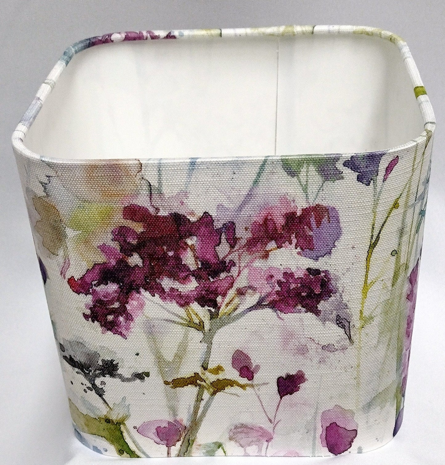 Handmade VOYAGE ILINIZAS SUMMER Colours Rounded Square Lampshade, Table/Ceiling