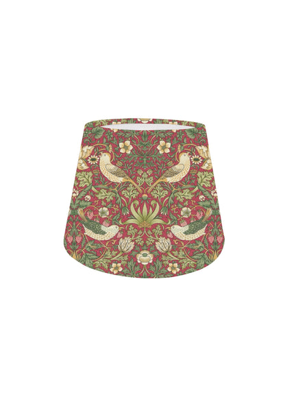 William Morris Strawberry Thief Empire Lampshade Ceiling Light / Table Lamp / Pendant, Home Decor, Handmade in UK, Crimson, Sky, Navy