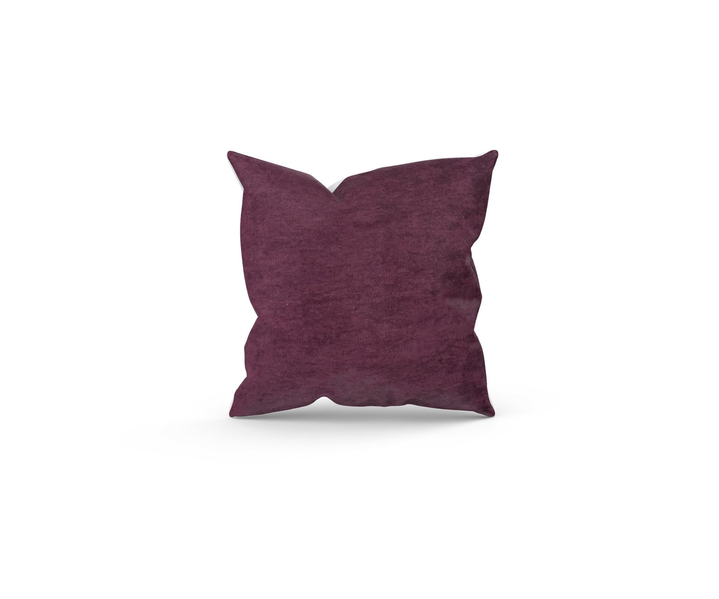 Brushed Recycled Damson Purple Cushions with Fillers Various Sizes 28cm ,36cm,43cm ,60cm, Home Decor, Colourful Furniture Decoration,UK Made