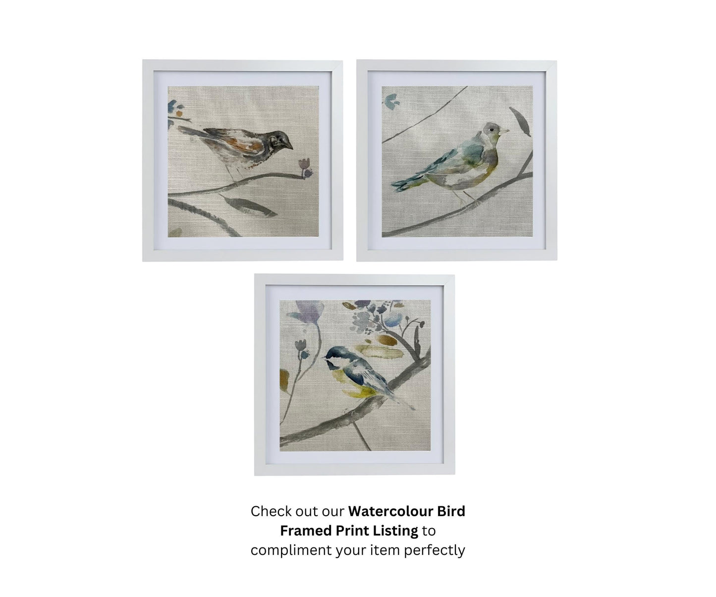 Handmade Voyage Maison Collector Watercolour Various Bird CANDLE SHADE Small clip on shade, Colourful Home Decor Gift, Small Light Shade, UK