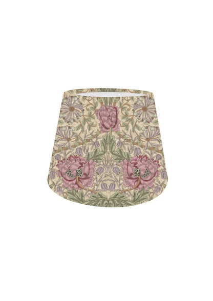 William Morris Empire Lampshade Ceiling Light / Table Lamp / Pendant, Home Decor, Handmade in UK, Snakeshead Forest/ Wine, Honeysuckle Rose