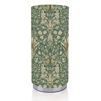 Handmade William Morris Design Chrome base Pad Lamps/Nightlites