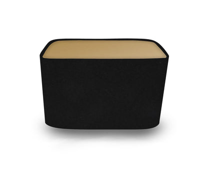 Black with Metallic Mirrored/ Brushed/ 3M Interior Curved Rectangle Lampshades/Pendant