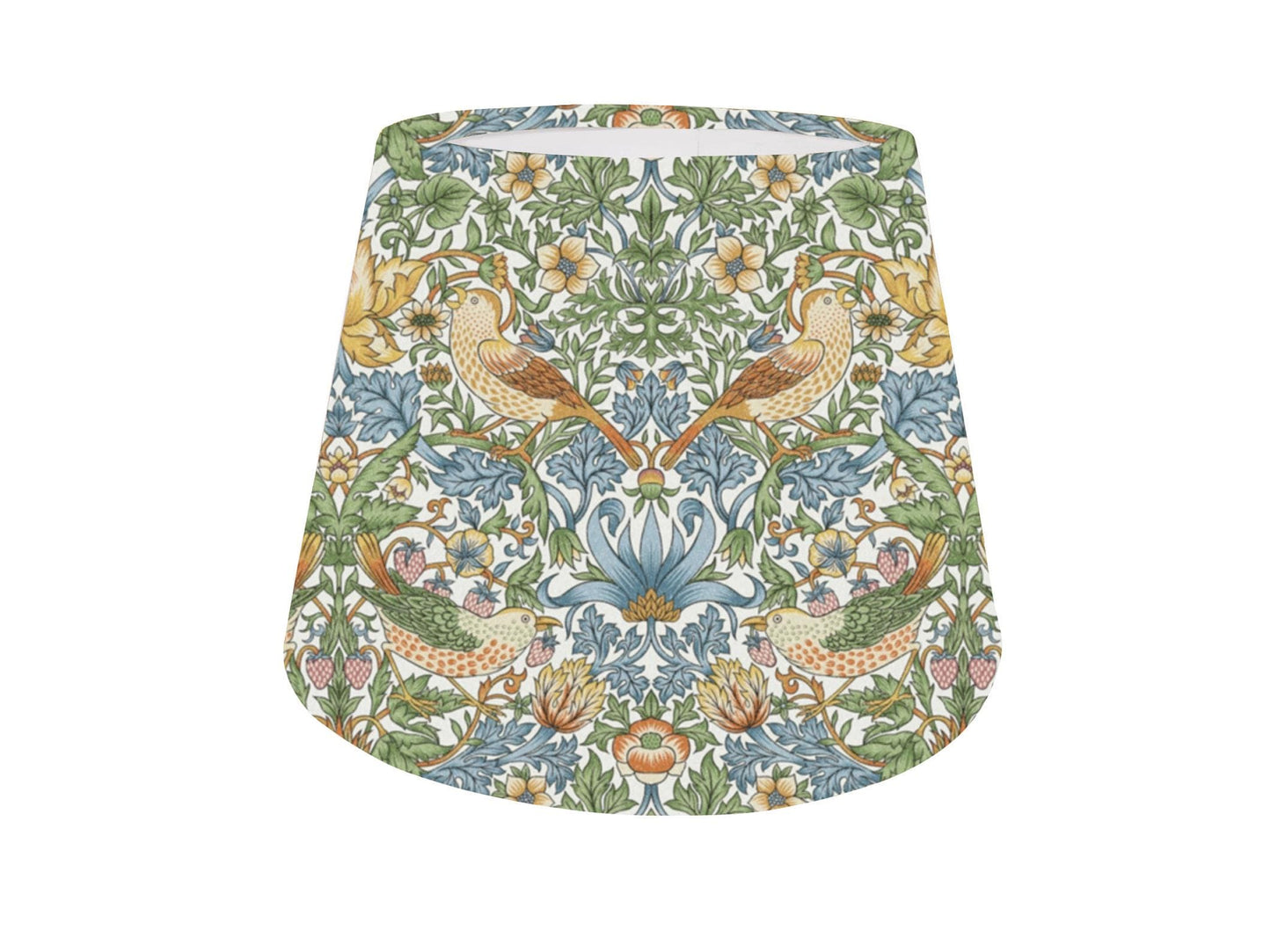 William Morris Empire Lampshade Ceiling Light / Table Lamp / Pendant, Home Decor, Handmade in UK, Snakeshead Forest/ Wine, Honeysuckle Rose