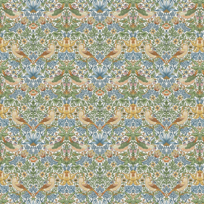 Handmade William Morris Strawberry Thief Sky CANDLE SHADE || Small lamp shade, Colourful Home Decor Gift, Small Light Shade, Made in Uk,