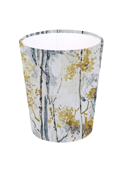 New Handmade Prestigious Silver Birch Shadow Waste Paper Bin, Colourful Home Decor Office Bedroom Bin,