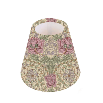 Handmade William Morris CANDLE SHADE || Small lamp shade, Colourful Home Decor Gift, Small Light Shade, Made in Uk, Snakeshead Wine, Forest