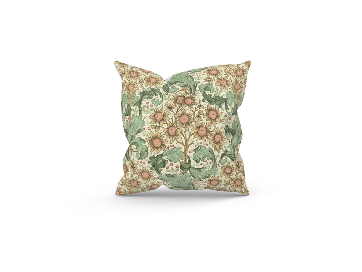 Handmade William Morris Cushion with Fillers