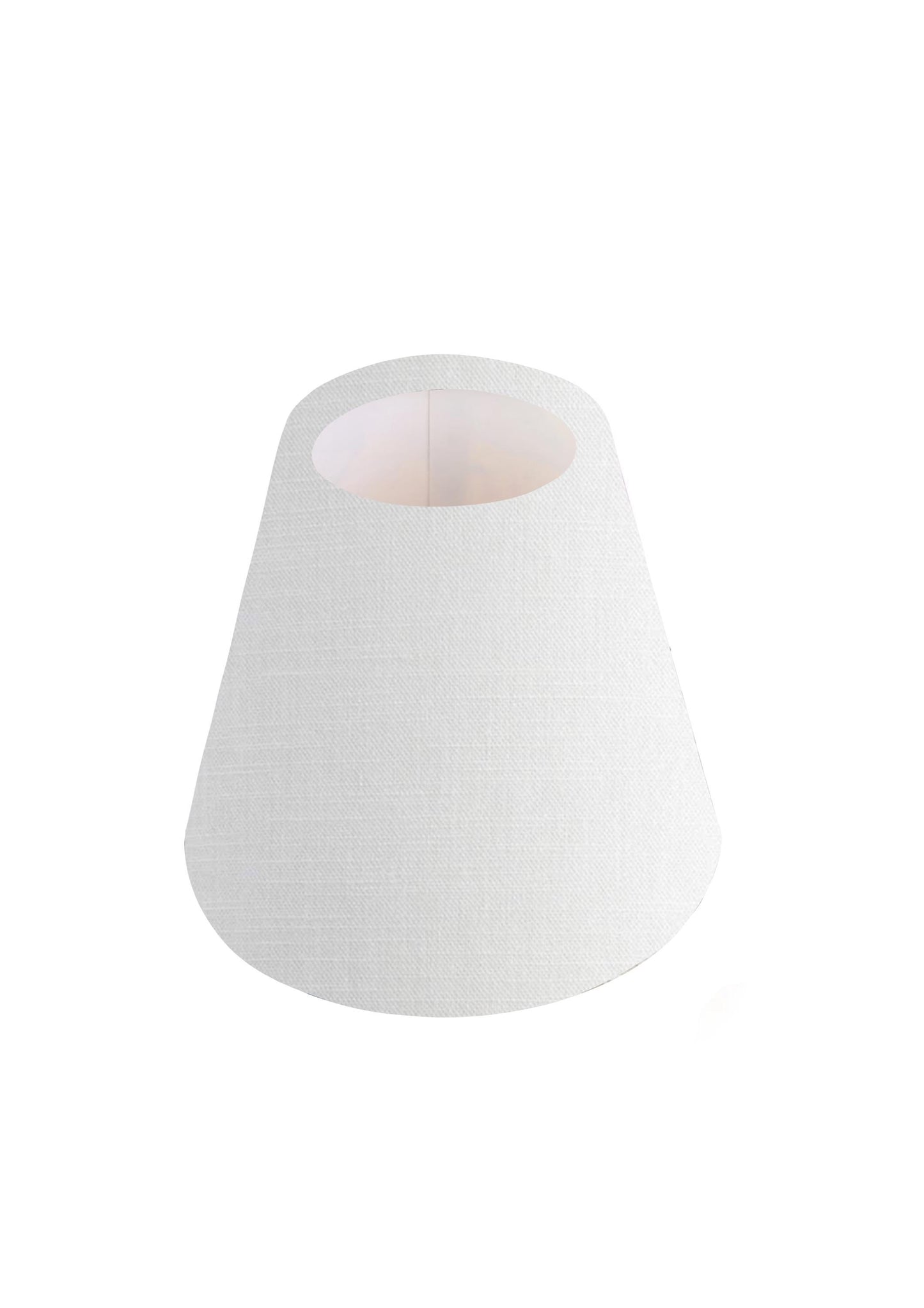 Handmade Leanne White Linen CANDLE SHADE || Small lamp shade, Colourful Home Decor Gift, Small Light Shade, UK