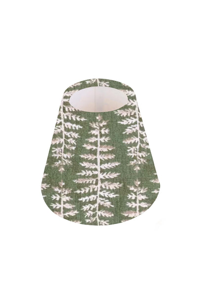 Handmade Fernia CANDLE SHADE Small lamp shade, Nature Fern Tree, Home Decor Gift, Green