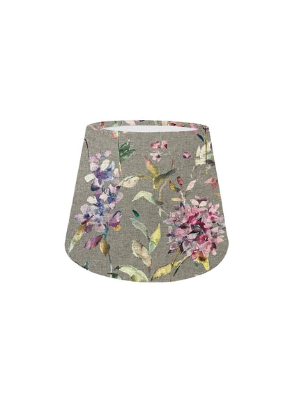 Giardino Elderberry Flora Empire Lampshade Ceiling Light / Table Lamp / Pendant, Colourful Home Decor, Made in UK, Blue and Pink Flower, UK